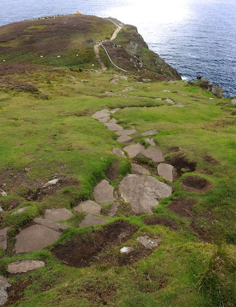 Über den Klippen von Slieve League.