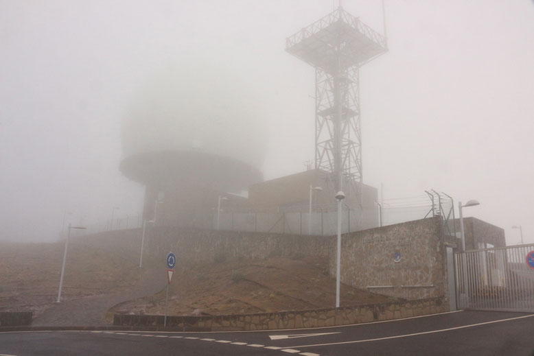 Parkplatz unweit des Pico Arieiro. 