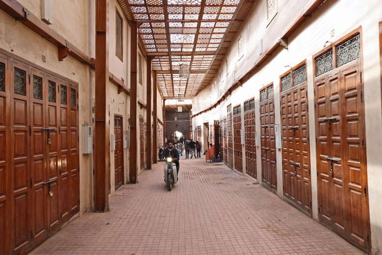 Jüdischer Markt Marrakesch. 