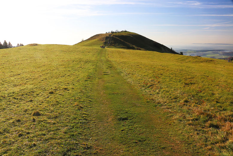Blick von den Ausläufern der Wasserkuppe in Richtung Pferdskopf