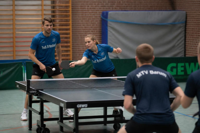 Foto: Tischtennis- Doppel (Mixed)