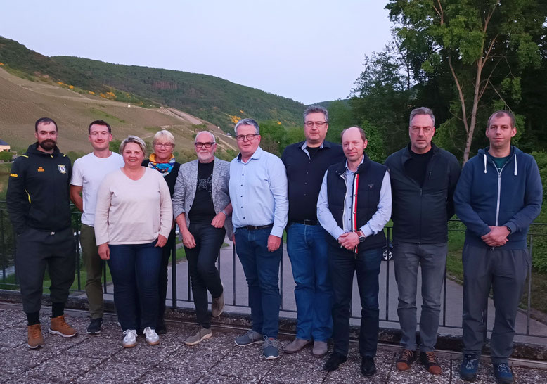 vlnr: G.Hanso, F.Schnepp, D.Kania-Schäfer, U.Zimmer-Hart, T.Ruf, K.Urban, M.Hansen, A.Flesch, L.Fleischer, L.Gabriel; es fehlen: C.Wahl, P.Clemens, A.Schäfer
