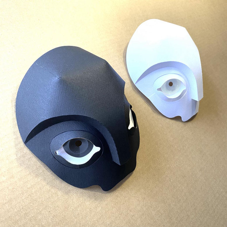 林たけおのペーパークラフトP3面