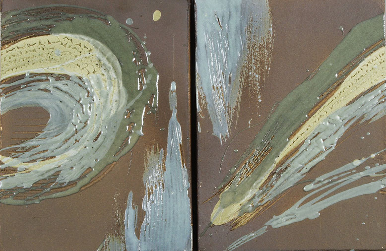 Dyptique. 40 x 80 cm. Wall pannel
