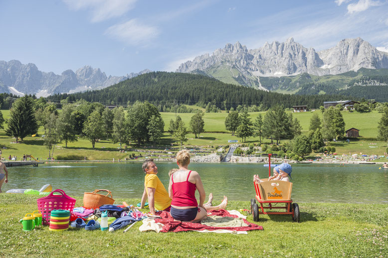 Badesee Going am Wilden Kaiser