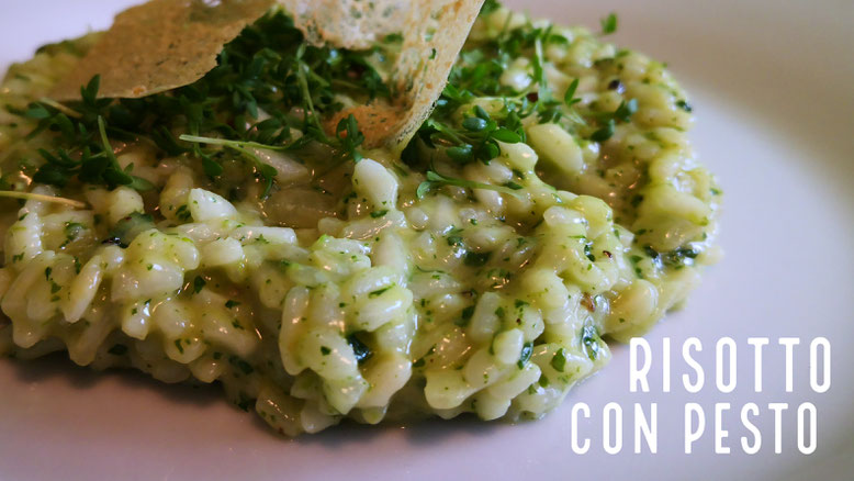 Risotto con pesto
