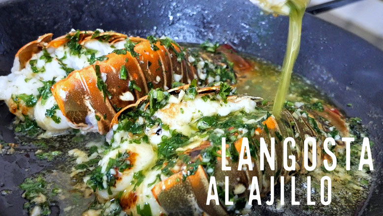 Langosta al ajillo