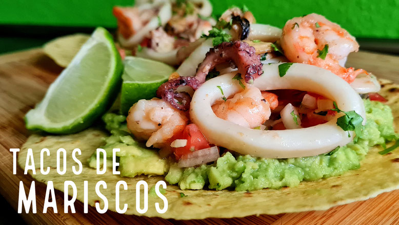 RECETA DE TACOS DE MARISCOS (TACOS DE PESCADO Y MARISCOS) - RECETAS DE  COCINA