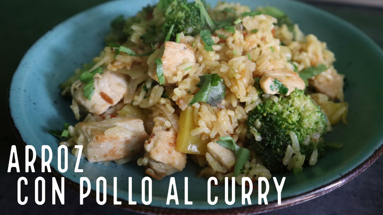 Arroz con pollo al curry