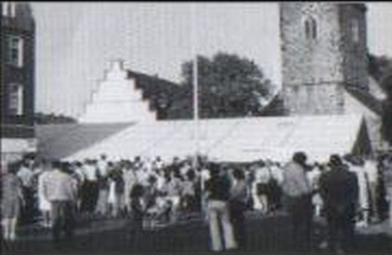 1977 Nach dem Festumzug auf dem Markt (Gala Abend mit Roberto Blanco, Ireen Sheer und anderen Künstlern )