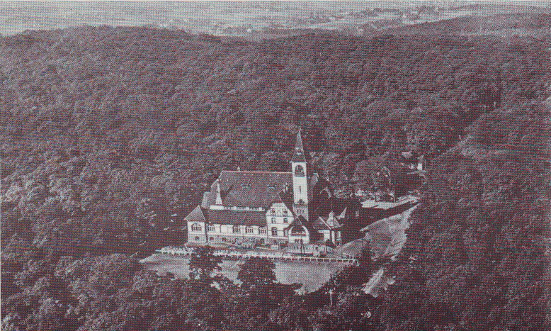 (1914)Raststätte zum Freischütz(Luftaufname)