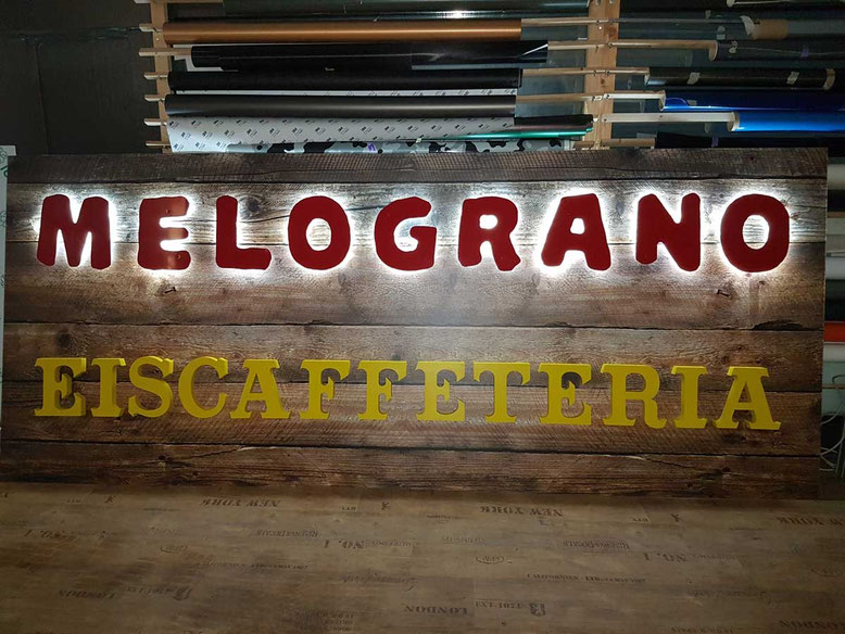 Individuelle Leuchtbuchstaben für Gastronomie in Heppenheim