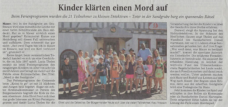 Rhein Neckar Zeitung 31.07.2018