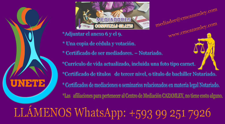 mediadores en shushufindi 