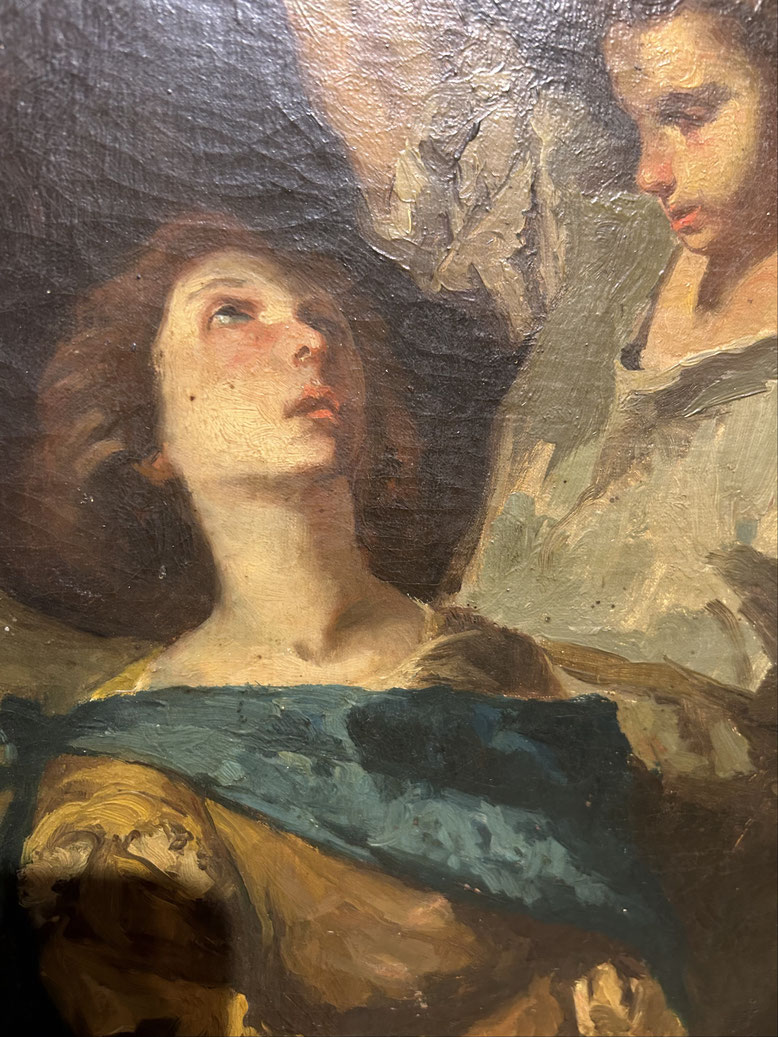 R.C. von Aufwind Restaurierung eines Ölgemäldes Atelier Aufwind in Freienried