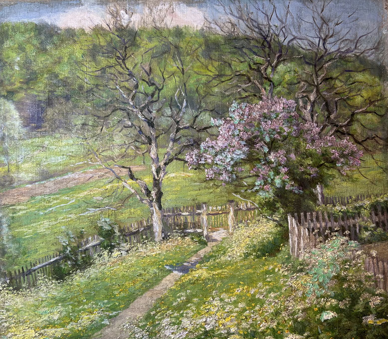 R.C. von Aufwind Restaurierung eines Ölgemäldes Atelier Aufwind in Freienried