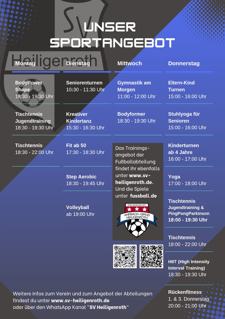 Angebot Breitensport