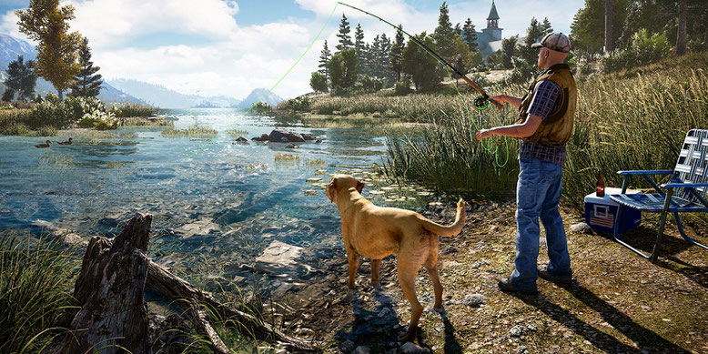 Far Cry 5 im ersten Entwicklervideo, in dem sich Dan Hay von Ubisoft Montreal Hope County widmet. Bilderqulle: Ubsisoft