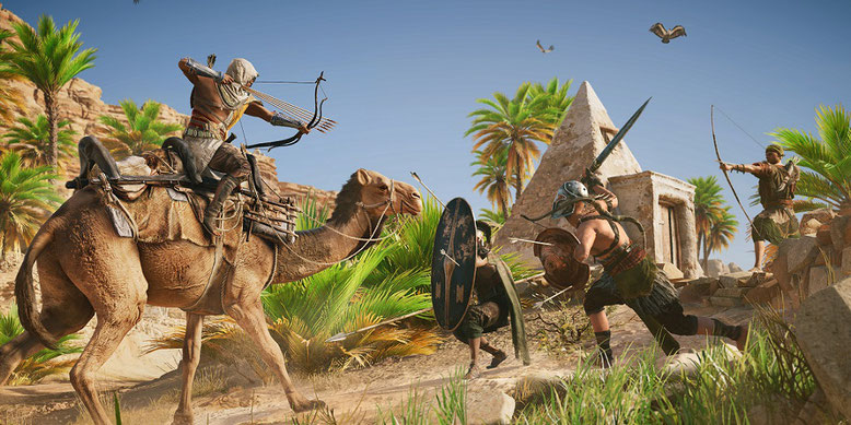 Ein frisches Video zu Assassin’s Creed Origins präsentiert rund 20 Minuten Gameplay einer Nebenmission. Bild: Ubisoft