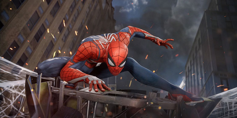 Der PS4-Exklusivtitel Spider-Man von Insomniac Games im ersten Gameplay-Video der E3 2017. Bilderquelle: Marvel