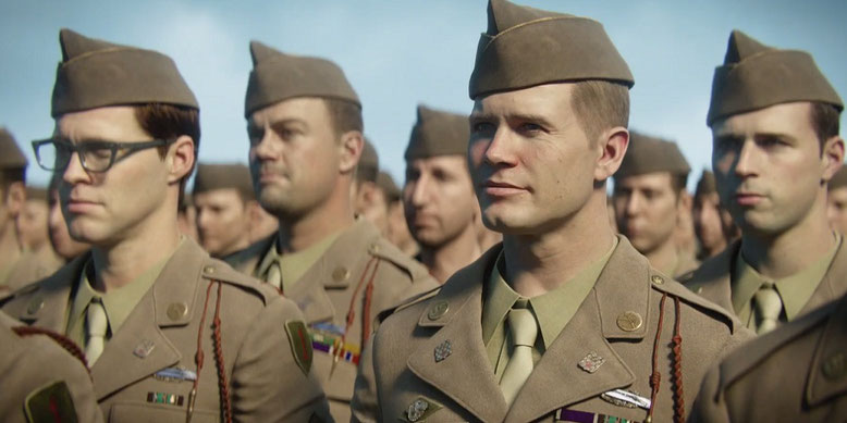 Frische Trailer zu Call of Duty WW2 zeigen einige Charaktere aus dem Zweiten-Weltkriegs-Shooter. Bilderquelle: Activision