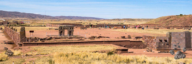 Tiahuanacu - oder Tiwanaku - antike Ausgrabungsstätte