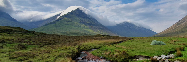 Nebelmützen für die Berge der Isle of Skye