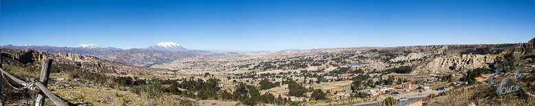 Bolivien - La Paz - Blick auf die höchstgelegene Regierungsstadt der Welt