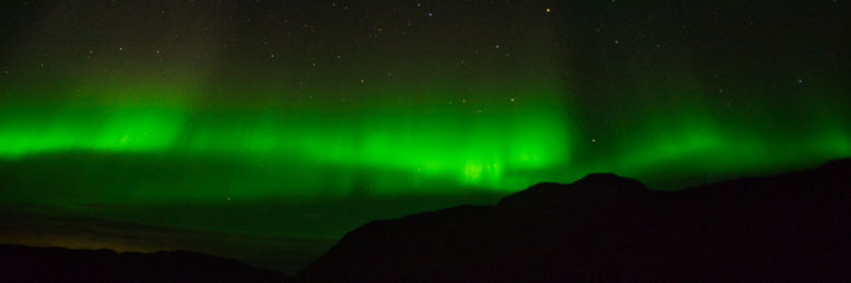 Aurora Borealis in ihrer ganzen Pracht