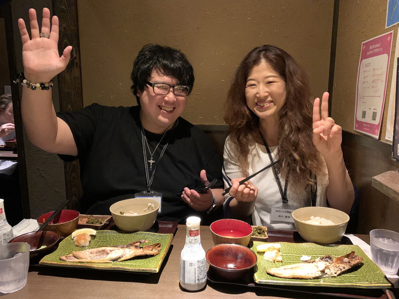YUTAKAと愛琥・・・「九州自慢」にて