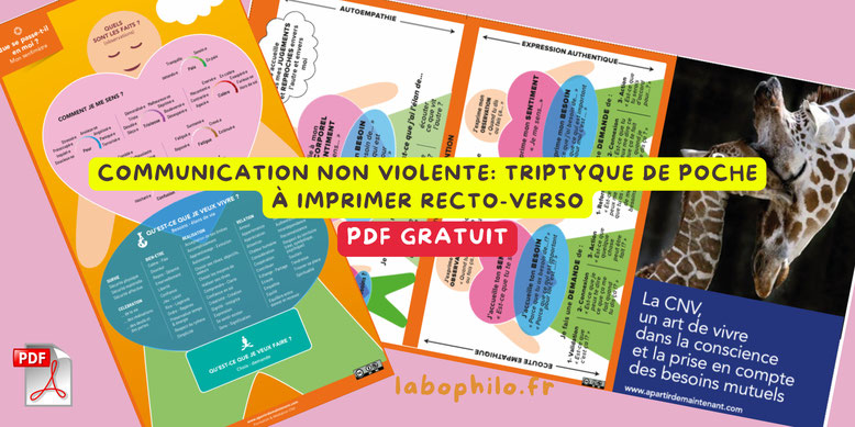 PDF gratuit CNV. Outil gratuit communication non violente à télécharger. OSBD. Marshall Rosenberg. Sentiments. Emotions. Sensations. Besoins. Demandes.