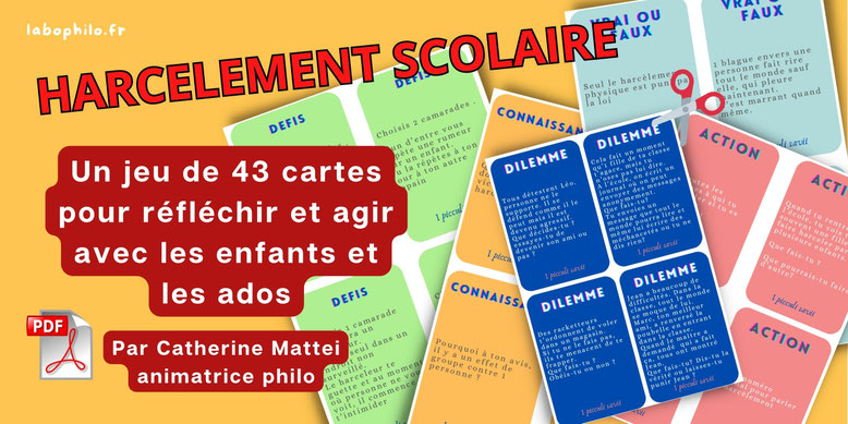 HARCELEMENT SCOLAIRE: 43 cartes pour réfléchir et agir