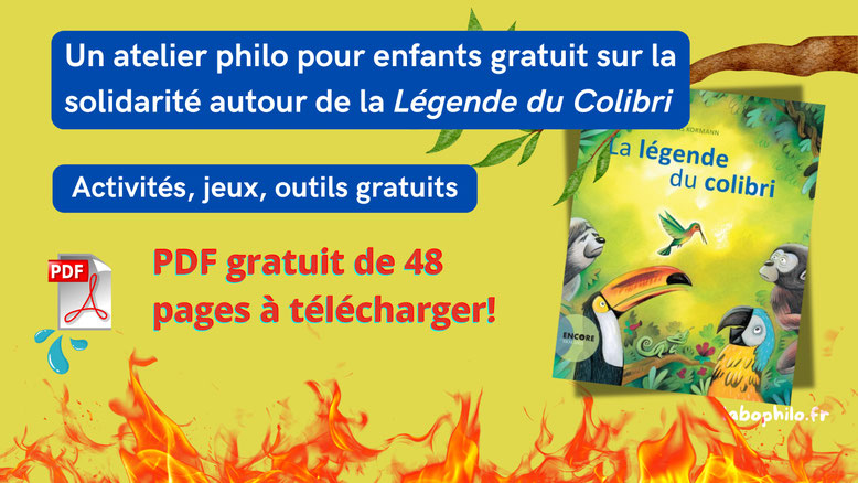 Atelier de philosophie pour enfants gratuit sur la solidarité. Littérature jeunesse. Philosophie pour enfants. Atelier philo. Formation en philosophie pour enfants. LaboPhilo, la référence en pratique philosophique.
