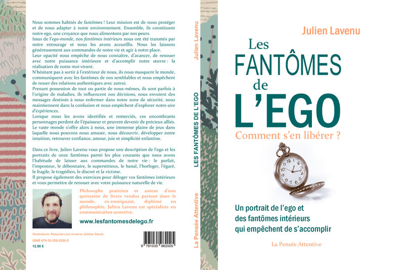 Les fantômes de l'ego. Julien Lavenu. En vente dans toutes les librairies.