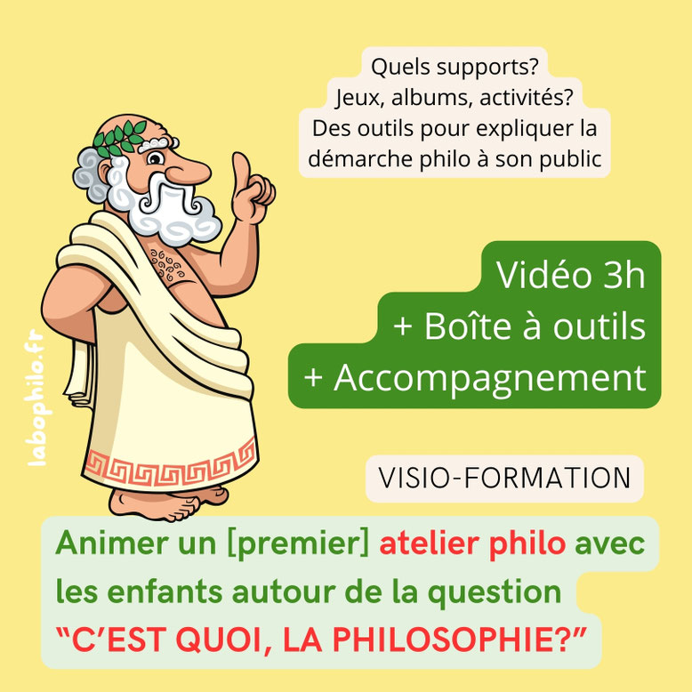 Formation en philosophie pour enfants. Se former à la philosophie pour enfants. Devenir animateur en philosophie pour enfants, adolescents et adultes. Pratique philosophique. Formation. Se former.