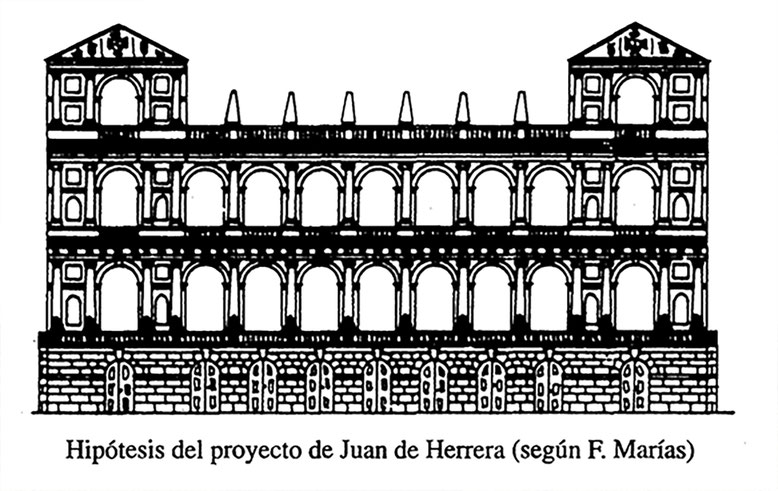 Hipotesis del Proyecto de Juan Herrera (segun F Marias) - "La Casa del Ayuntamiento de Toledo" Antonio José Diaz Fernández