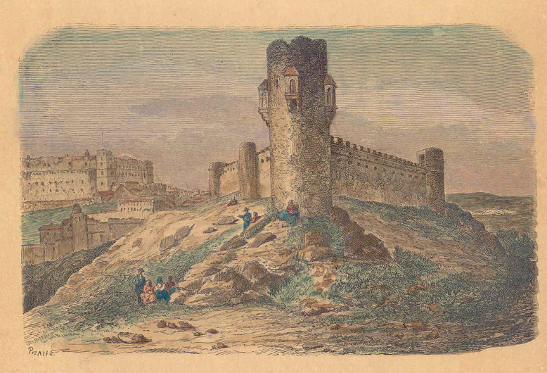 Castillo de San Servando - Cecilio Pizarro sXIX