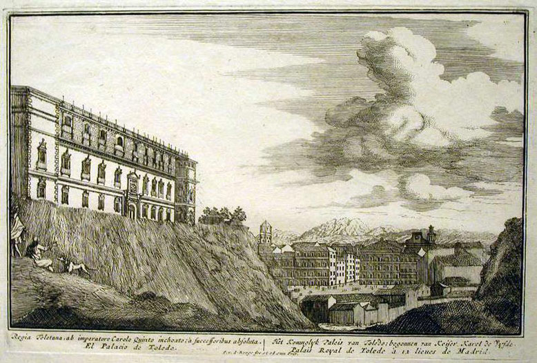 El Palacio de Carlos Quinto Autor Berge, Pieter vanden 1690