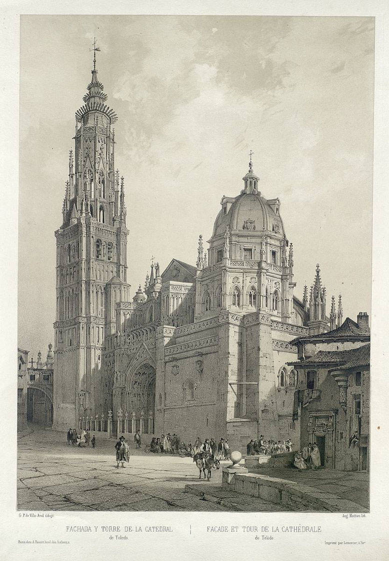 La catedral de Toledo - Perez de Villaamil - sXIX