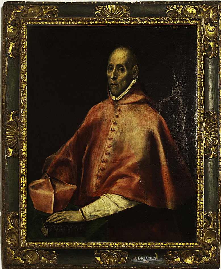El Cardenal Tavera - Juan Pardo de Tavera (1472-1545). - Cuadro de Doménikos Theotokópoulos (El Greco) 1610 - Fotografía J. Briones