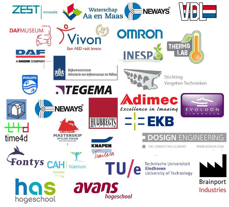 Bedrijven en instellingen op de Technasium Brabant-Oost Netwerkbijeenkomst 2014.