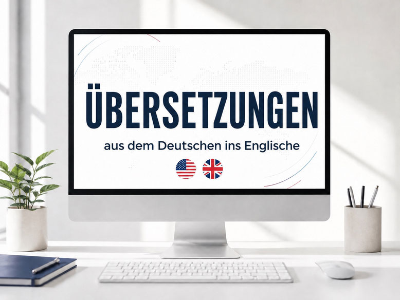 Deutsche Texte ins Englische übersetzt