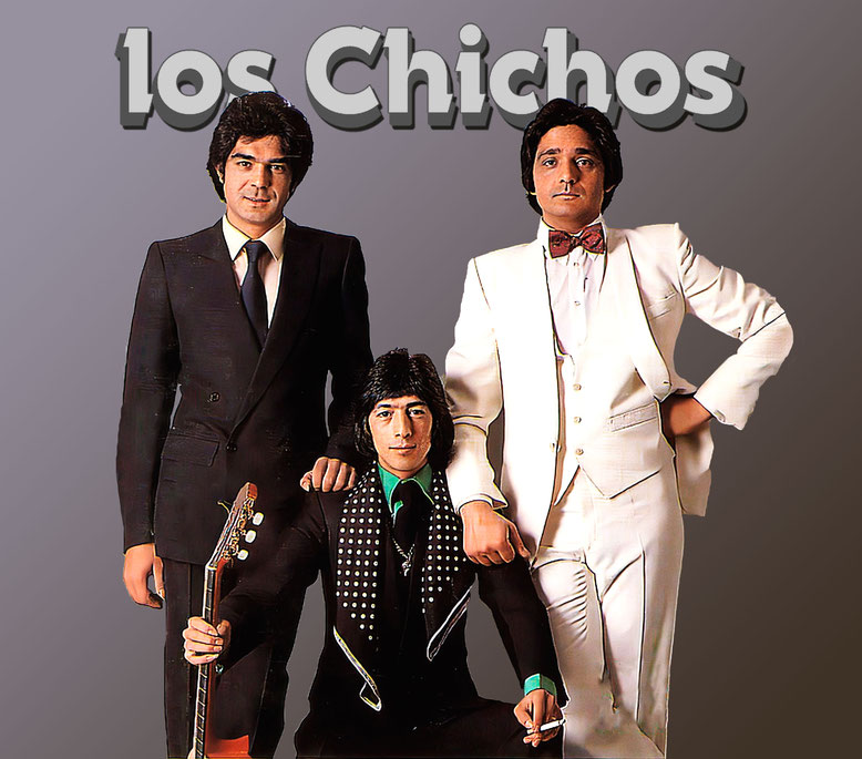 LOS CHICHOS EN 1981 posando para su LP «Fabulosos Chichos»