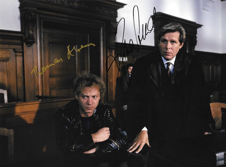 Thomas Ahrens (Karlheinz Boxheimer) & Sigmar Solbach (Dr. Lechner) - Staffel 5 - Foto ca. 20 x 30 cm