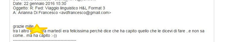 Si impara senza traduzioni, proprio come avviene per la lingua madre