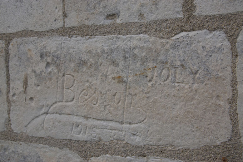 Baconnes, église Saint-Memmie - Besson 1915 24e ? (régiment de ?) - JOLY