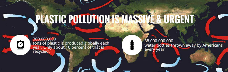 Gráfico de Plastic Pollution Coalition