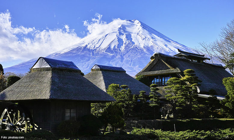 Blick zum Fuji-san