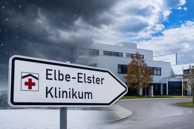 Vom Sturm zur Wetterfestigkeit. Die zermürbenden Richtungsdebatte muss endlich der Ausgestaltung der Klinikumspläne weichen. (Collage I Fotos: Stephanie Kammer, Stefan Kaatz)  