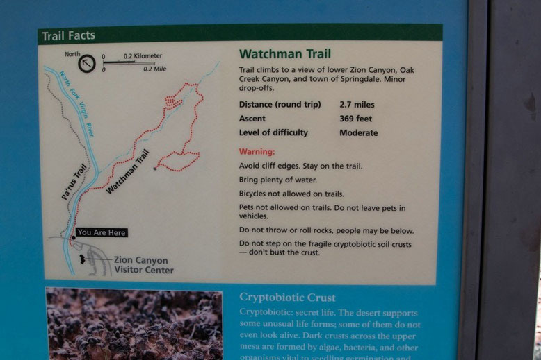 Zion NP - Watchman Trail